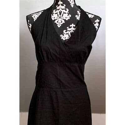 Jonathan Martin Studio Women's Black Halter A-Line Dress Size 14 - Thumbnail 5