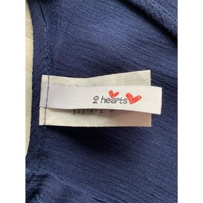 Max Studio Women's Navy Sleeveless Top Size L - Thumbnail 3