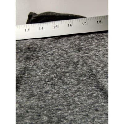 Gap Womens XL Gray Linen Blend Strappy Lattice Back Short Sleeve Top Tee - Thumbnail 7