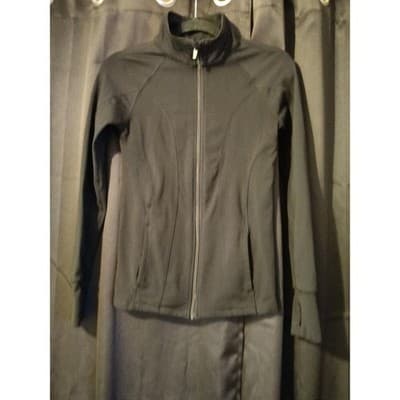 90 Degree By Reflex Women's Full Zip Up Jacket With Pockets Black Size Small - Thumbnail 2