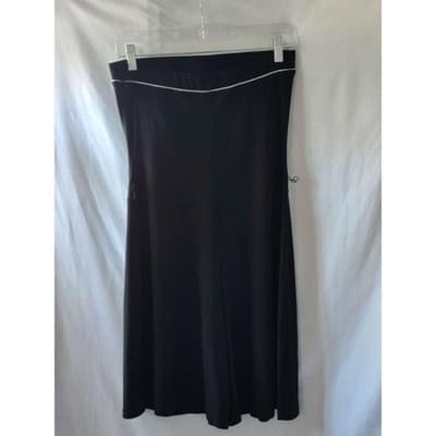 White House Black Market Strapless Cropped Jumpsuit Size Small - Thumbnail 3