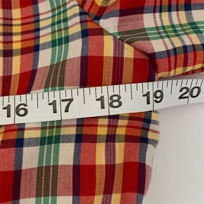 Vintage 70s JBJ Plaid Seersucker Blazer Women Size 13/14 Multicolor - Thumbnail 9