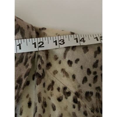 Chico's Women's Animal Print Leopard Button Front Cardigan Size 0 Multicolor - Thumbnail 6
