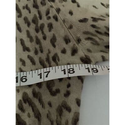 Chico's Women's Animal Print Leopard Button Front Cardigan Size 0 Multicolor - Thumbnail 7