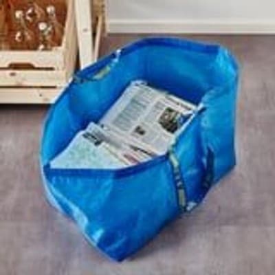 Lot of 2 NWT IKEA FRAKTA Large Blue Shopping Bag (19 gallon; 21¾ x 14½ x 13¾ ) - Thumbnail 9
