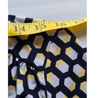 Charter Club Womens Geometric Print Short Sleeve Collared Shirt Top Size L - Thumbnail 5