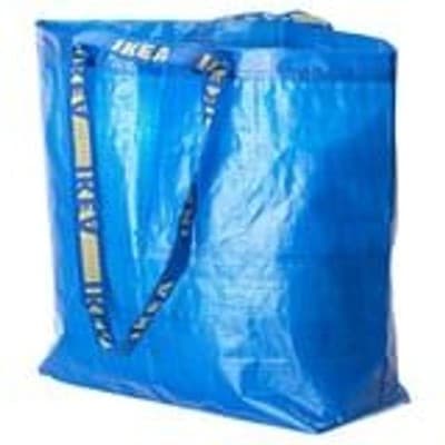 IKEA Blue Large Shopping Bag Tote Reusable Grocery Laundry Tote 6 Pack - Thumbnail 8