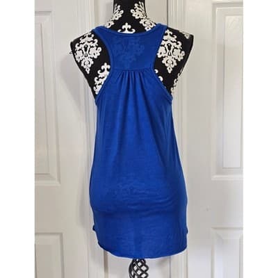 Bella Canvas Royal Blue Womens Cruise Graphic Tank Top L Magic Moments Trip - Thumbnail 2