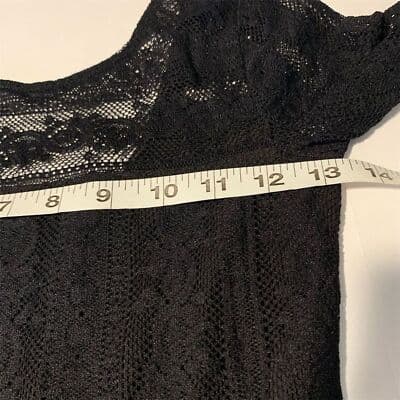 Hollister Women's XS Black Lace Long Sleeve Blouse Casual Fall Top - Thumbnail 5