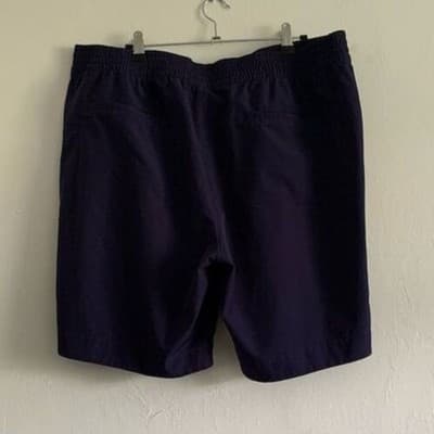 LOT OF 2 Coral Bay Energy Men's 1X Black Athletic Shorts Elastic Waist Casual - Thumbnail 8