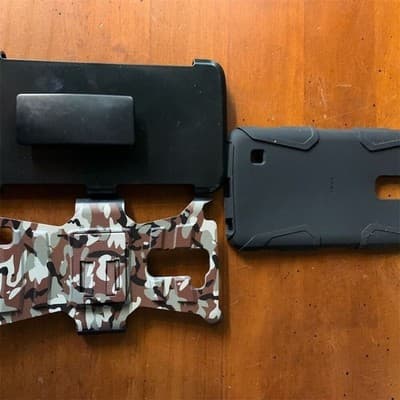 TurtleArmor LG Stylo Camo Case Shockproof Kickstand Hard Shell Cover - Thumbnail 3