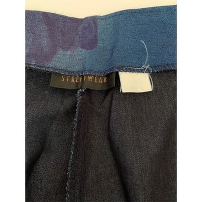 Talbots Women's M Blue Floral Vintage Streetwear Pants 32" Inseam - Thumbnail 3