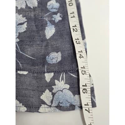 christopher & banks Petite PXL Floral Stripe 3/4 Sleeve V-Neck Tunic Top - Thumbnail 8