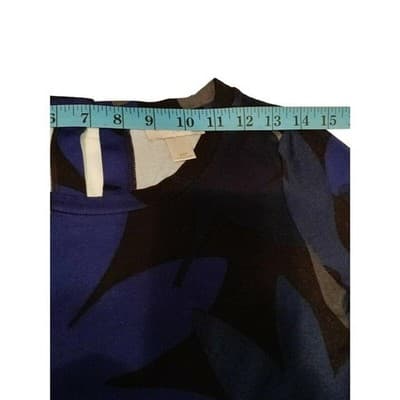 Loft Outlet Womens Floral Short Sleeve Midi Dress Scoop Neck Petite Size XSP - Thumbnail 7