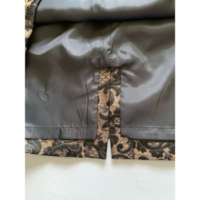 Worthington Women's Black/Gold Jacquard Pencil Skirt Size 16 Formal - Thumbnail 4