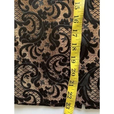 Worthington Women's Black/Gold Jacquard Pencil Skirt Size 16 Formal - Thumbnail 6