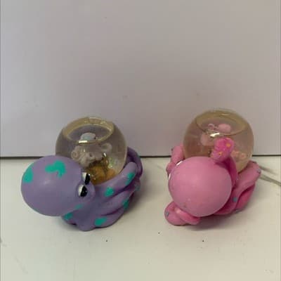Pink & Purple Octopus Kids Waterball Figurine Greenbrier International Inc. - Thumbnail 3