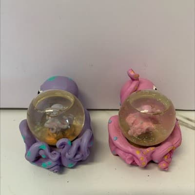 Pink & Purple Octopus Kids Waterball Figurine Greenbrier International Inc. - Thumbnail 4
