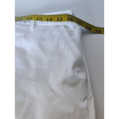 Dockers White Tennis Skort Mini Skirt Women's Size 14P Zipper Cotton Stretch - Thumbnail 5
