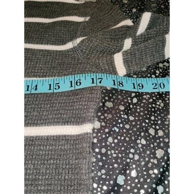 American Eagle Mens Vintage Fit Shirt Striped Long Sleeve T-Shirt Size XS - Thumbnail 7