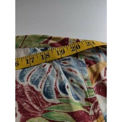 Pierre Cardin Mens Hawaiian Short Sleeve Button Shirt Floral 100% Cotton Size M - Thumbnail 7