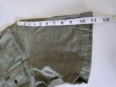 LRG Men's XL Green Military Button-Down Short Sleeve Woven Shirt - Thumbnail 7