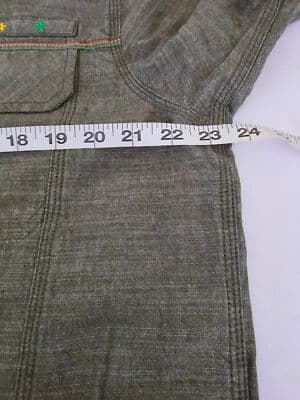 LRG Men's XL Green Military Button-Down Short Sleeve Woven Shirt - Thumbnail 5