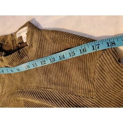 Prologue Womans Sweater Turtleneck Pullover Long Sleeve Oliver Green Size XS - Thumbnail 8