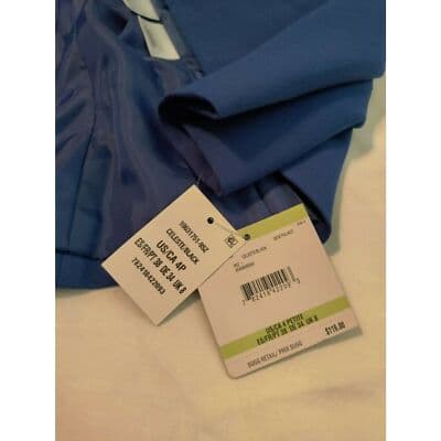 New Kasper Womens Full Zip Jacket Long Sleeve Celeste/Black Size 4P - Thumbnail 11