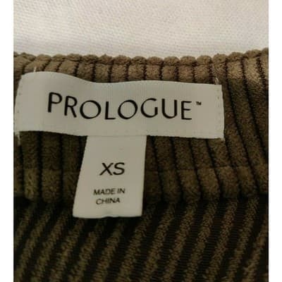 Prologue Womans Sweater Turtleneck Pullover Long Sleeve Oliver Green Size XS - Thumbnail 6