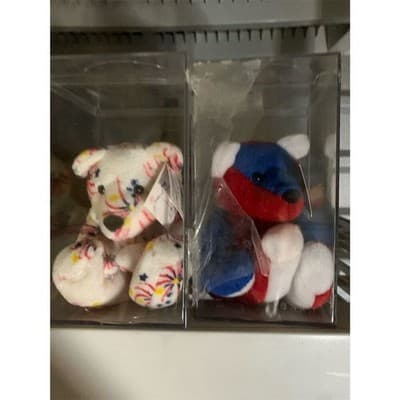 Salvino's Bammers All American Collectors 2 Bears Set w/ Display Case - Thumbnail 2