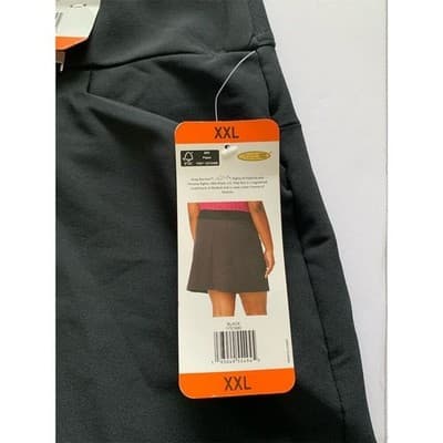 Women's NWT New Greg Norman Play Dry Black Skort Size XXL - Thumbnail 2