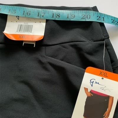 Women's NWT New Greg Norman Play Dry Black Skort Size XXL - Thumbnail 6