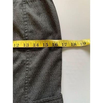 BCX Women's Gray Plaid Pleated Short Skirt with Button Accent Size 1 - Thumbnail 6