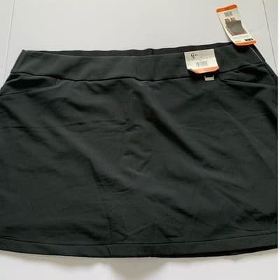 Women's NWT New Greg Norman Play Dry Black Skort Size XXL - Thumbnail 8