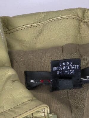 Company Ellen Tracy Womens Sz 8 Leather Jacket Field Coat Style Fully Lined - Thumbnail 11