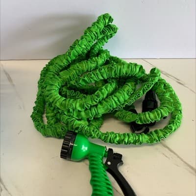 Water Hose 15m (50ft) – Flexible & Expandable (Green) - Thumbnail 3