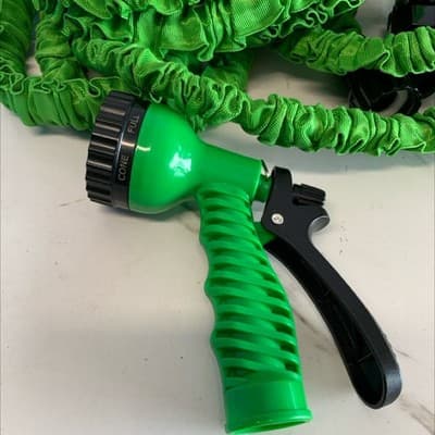 Water Hose 15m (50ft) – Flexible & Expandable (Green) - Thumbnail 4