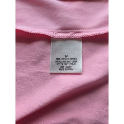 Women Mi Ami Pink Polyester Midi Dress Style 26W15709ZD Size M - Thumbnail 3