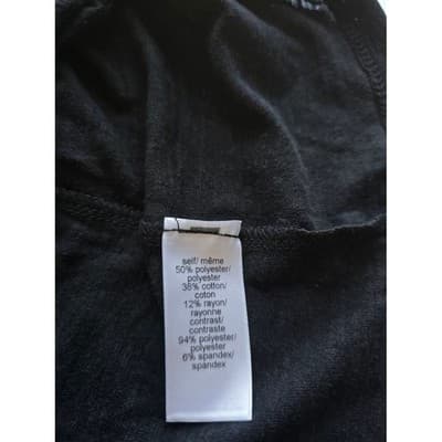 Maurices Black Lace Back Tank Top Women's Size S Graphic Print - Thumbnail 4