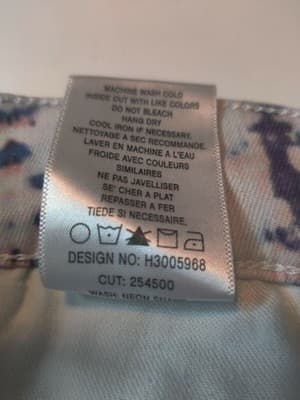 Joe's Skinny Ankle Jeans Mid Rise Tie Dye Snake Print Stretch Size Women"s 28 - Thumbnail 7