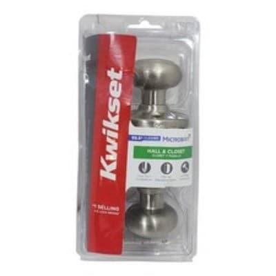 Kwikset Polo Hall & Closet Door Knob 92001-518 (Satin Nickel) - Image 1