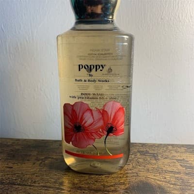 Bath & Body Works Poppy Shower Gel 10 fl oz Unisex Fresh Scent - Image 1