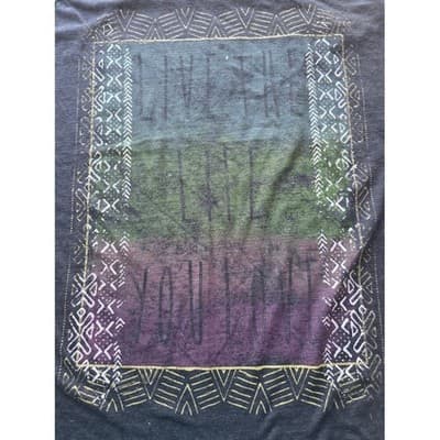 Maurices Black Lace Back Tank Top Women's Size S Graphic Print - Thumbnail 10