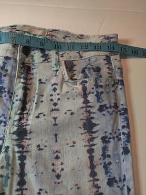 Joe's Skinny Ankle Jeans Mid Rise Tie Dye Snake Print Stretch Size Women"s 28 - Thumbnail 8