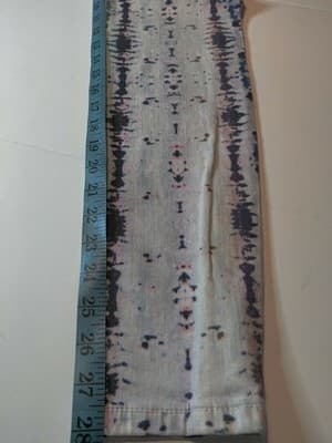 Joe's Skinny Ankle Jeans Mid Rise Tie Dye Snake Print Stretch Size Women"s 28 - Thumbnail 10