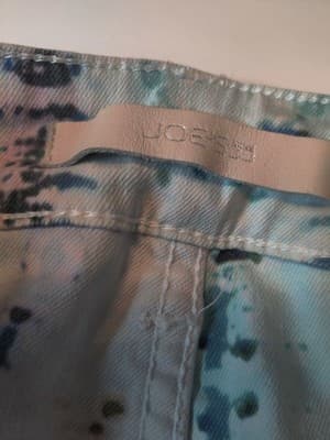 Joe's Skinny Ankle Jeans Mid Rise Tie Dye Snake Print Stretch Size Women"s 28 - Thumbnail 5