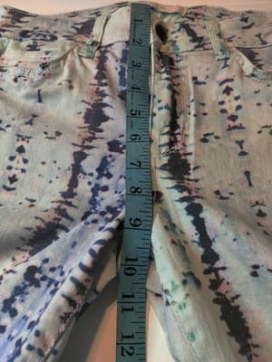 Joe's Skinny Ankle Jeans Mid Rise Tie Dye Snake Print Stretch Size Women"s 28 - Thumbnail 9