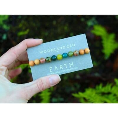 SMALL Yoga Bracelet For Women, Men, Calming Bracelet Grounding Jewelry, - Thumbnail 6