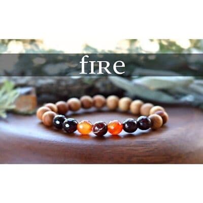 SMALL Set of 4 Anti Stress Anxiety Crystal Bracelet, Gemstone Yoga Bracelet - Thumbnail 9